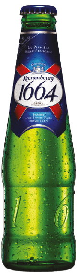 BIERE KRONENBOURG 1664 BLLE 25CL