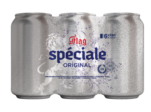 PACK BIERE FLAG 6BOITE*33CL