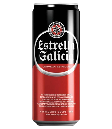 BIERE ESTRELLA GALICIA BOITE 33CL