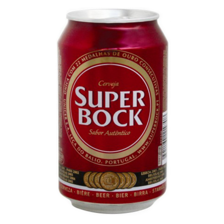 BIERE SUPER BOCK BOITE 33 CL