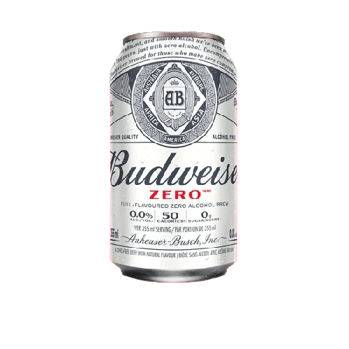 BIERE BUDWEISER SANS ALCOOL CANNETTE 33CL