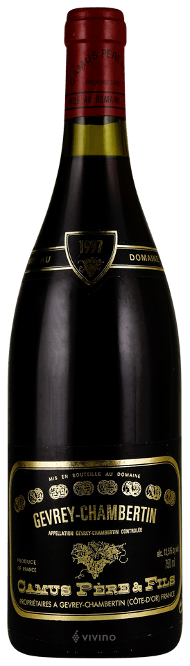 GEVREY CHAMBERTIN CAMUS 2017