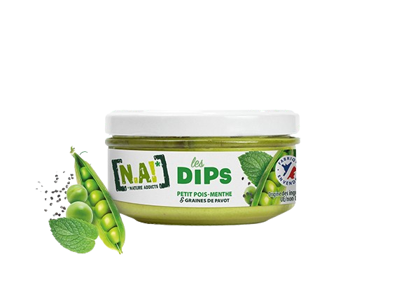 DIPS PETIT POIS & MENTHE NA! 140G