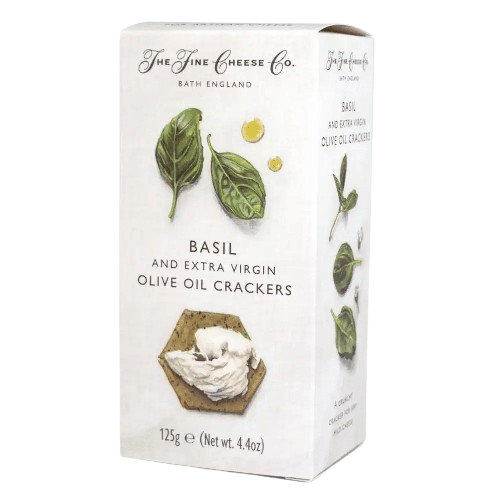 CRACKERS BASIL & HUILE DOLIVE EXTRA VIERGE -