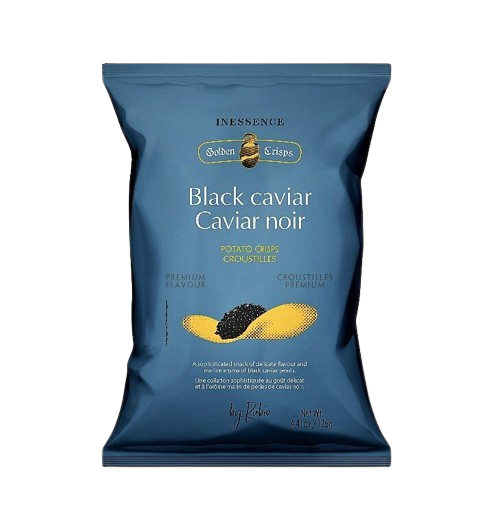 CHIPS INESSENCE  BLACK CAVIAR 125G RUBIO