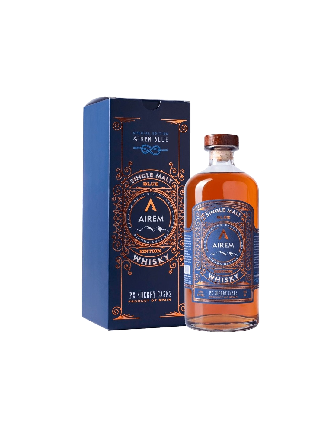 AIREM SINGLE MALTE WHISKY 40% VOL 70 CL BLUE EDT